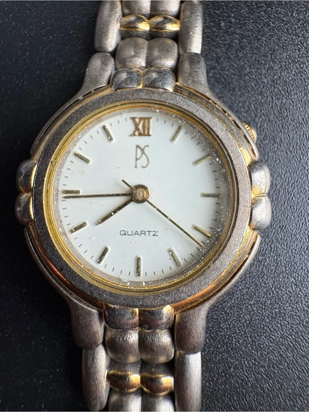 PS Paul Sebastian Women’s Vinatge Two-Tone Quartz Bracelet Watch - Silver & Gold